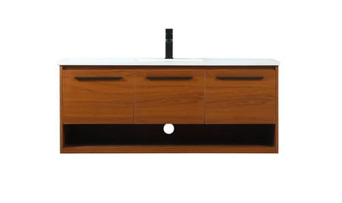 Elegant Lighting - VF43548MTK - Vanity Sink Set - Roman - Teak