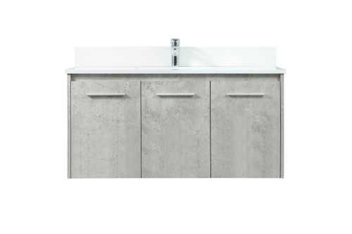 Elegant Lighting - VF44540MCG-BS - Single Bathroom Vanity - Penn - Concrete Grey