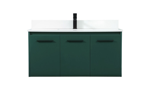 Elegant Lighting - VF44540MGN-BS - Single Bathroom Vanity - Penn - Green
