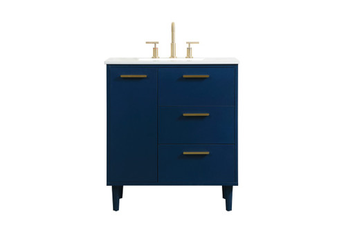 Elegant Lighting - VF47030MBL - Vanity Sink Set - Baldwin - Blue