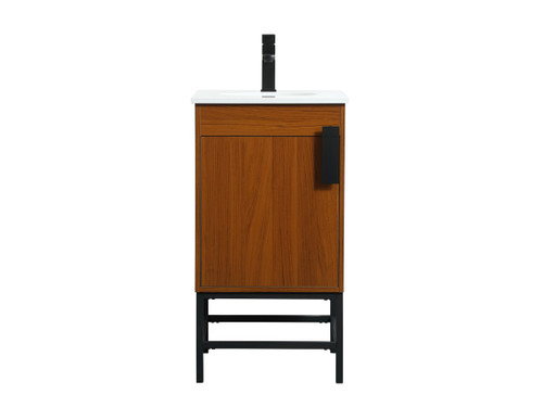 Elegant Lighting - VF48818MTK - Single Bathroom Vanity - Eugene - Teak