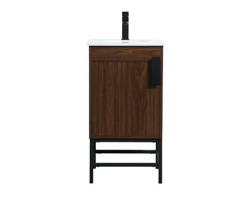 Elegant Lighting - VF48818MWT - Single Bathroom Vanity - Eugene - Walnut