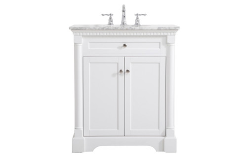 Elegant Lighting - VF53030WH - Bathroom Vanity Set - Clarence - White