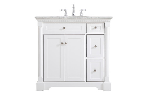 Elegant Lighting - VF53036WH - Bathroom Vanity Set - Clarence - White