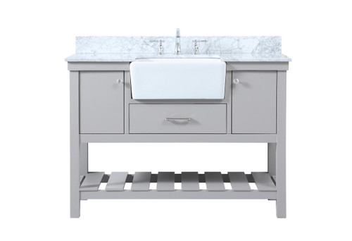 Elegant Lighting - VF60148GR-BS - Single Bathroom Vanity - Clement - grey