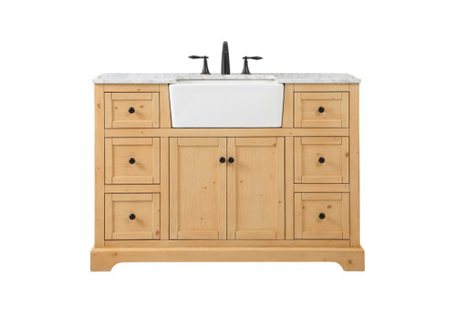 Elegant Lighting - VF60248NW - Single Bathroom Vanity - Franklin - natural wood