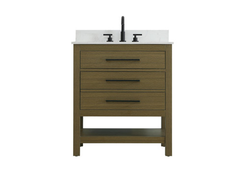 Elegant Lighting - VF60530MCB-BS - Bathroom Vanity - Karson - Chestnut Brown