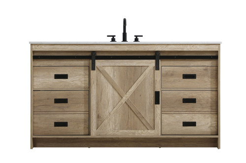Elegant Lighting - VF90560NT - Bathroom Vanity - Austin - Natural Oak