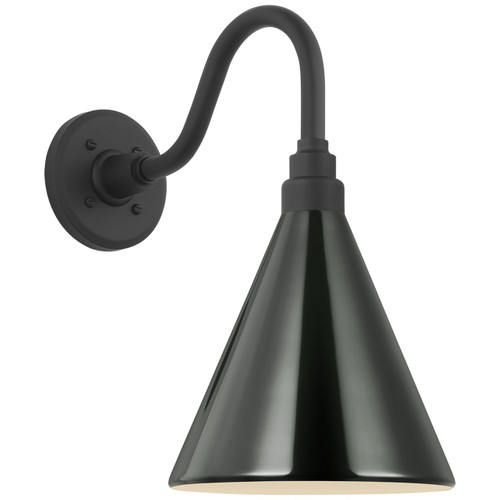 manufacturer_finish:Matte Black|manufacturer_glass:9 Green Conical Savannah Shade