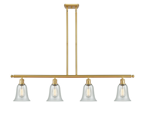 Innovations - 516-4I-SG-G2812 - Four Light Island Pendant - Ballston - Satin Gold