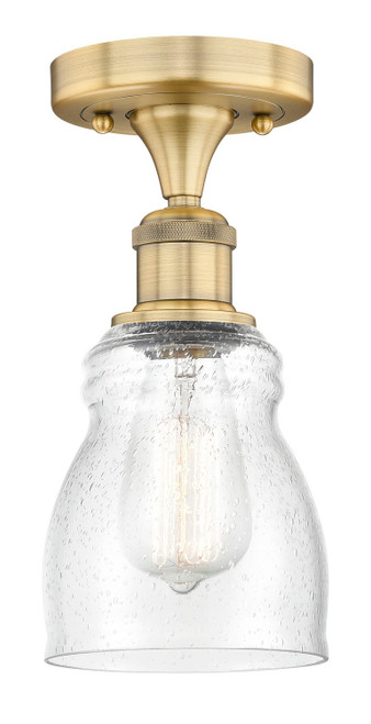 Innovations - 616-1F-BB-G394 - One Light Semi-Flush Mount - Edison - Brushed Brass