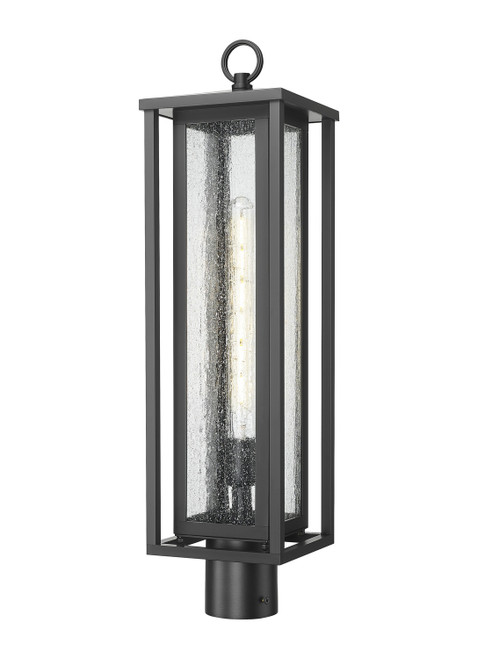 Innovations - 9950-1PLT-BK-25-SDY - One Light Outdoor Post Lantern - Ashland - Matte Black