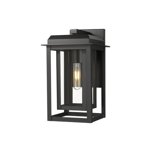 Innovations - 9951-1W-BK-13-CG-BK-CL - One Light Wall Sconce - Mansfield - Matte Black