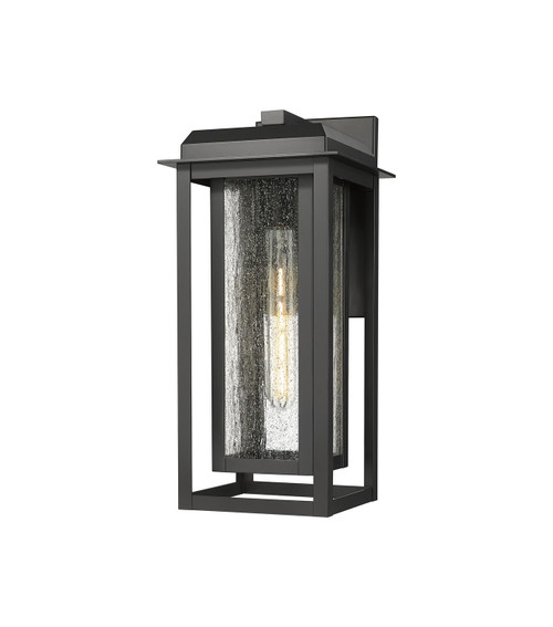 Innovations - 9951-1W-BK-16-CG-BK-SDY - One Light Wall Sconce - Mansfield - Matte Black