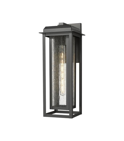 Innovations - 9951-1W-BK-20-CG-BK-SDY - One Light Wall Sconce - Mansfield - Matte Black
