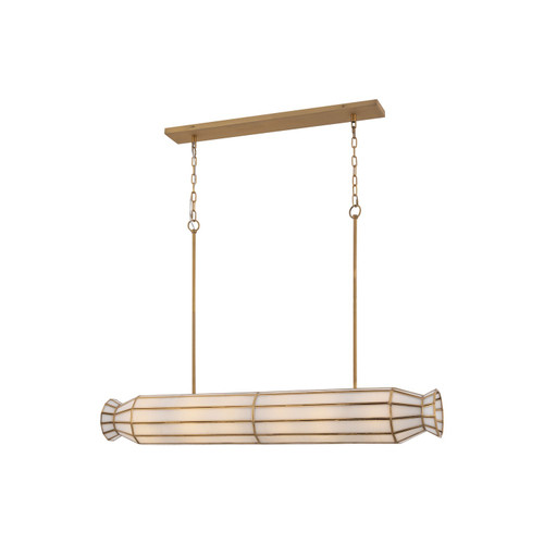 Metropolitan - N5626-732 - Six Light Linear Chandelier - Jaxen - Legacy Brass