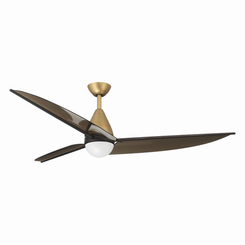 Minka Aire - F758L-HBR/DB - 65 Ceiling Fan - Lirden - Heritage Brass