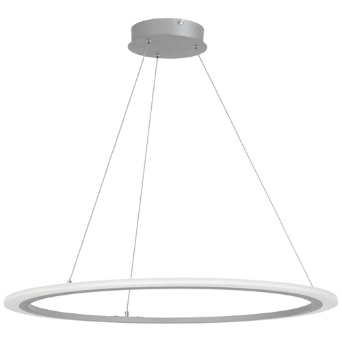 George Kovacs - P8141-609-L - LED Pendant - Discovery - Silver