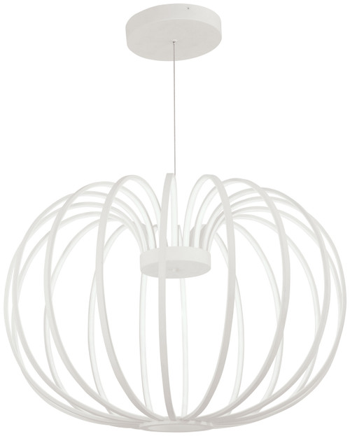 George Kovacs - P8204-044B-L - LED Pendant - Snow Sprite - Matte White