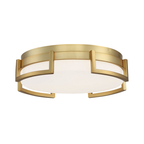 George Kovacs - P953-2-248-L - LED Flush Mount - Bezel Set - Honey Gold