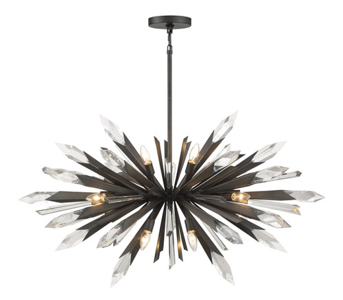 manufacturer_finish:Midnight Graphite|manufacturer_glass:Clear Crystal & Faux Rock|voltage:120.00V