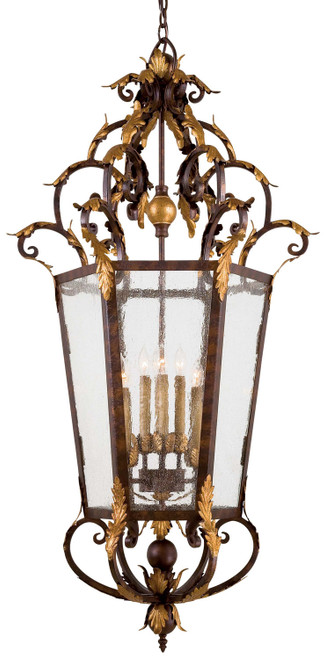 Metropolitan - N3639-355 - Eight Light Foyer Pendant - Zaragoza - Golden Bronze