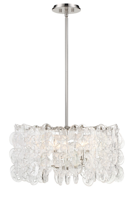 Metropolitan - N7735-613 - Five Light Pendant - Taffinoe - Polished Nickel