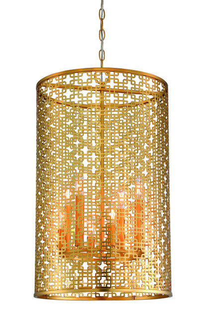 Metropolitan - N7787-248 - Eight Light Pendant - Blairmmor - Honey Gold