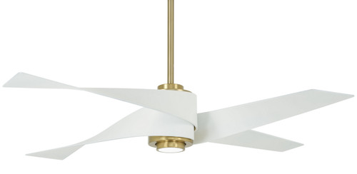 manufacturer_finish:Soft Brass With Flat White Blades/Flat White|manufacturer_glass:Lens