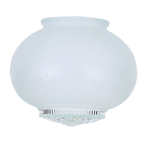 Nuvo Lighting - 50-108 - Glass - Etched Hall / Clear Bottom