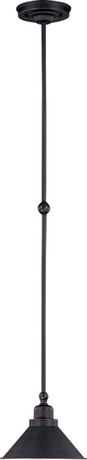 Nuvo Lighting - 60-1708 - One Light Mini Pendant - Bridgeview - Mission Dust Bronze
