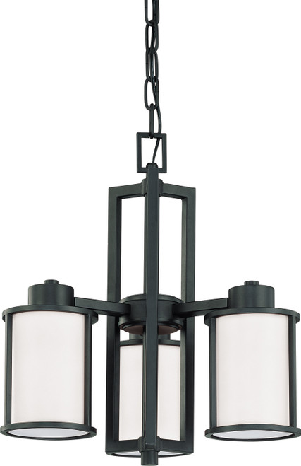 Nuvo Lighting - 60-2976 - Three Light Chandelier - Odeon - Aged Bronze