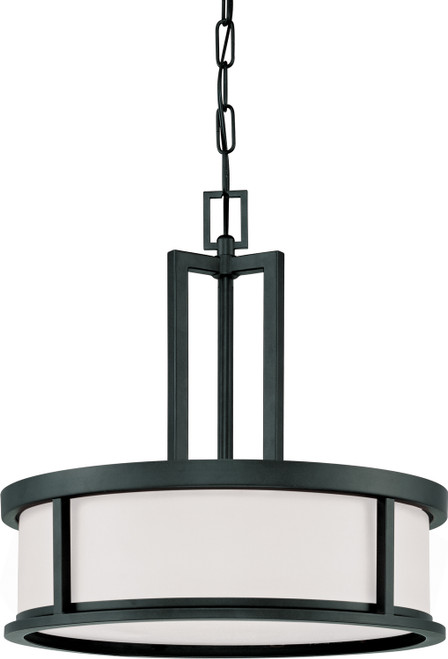 Nuvo Lighting - 60-2978 - Four Light Pendant - Odeon - Aged Bronze