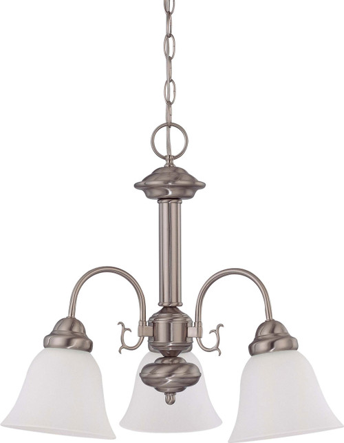 Nuvo Lighting - 60-3241 - Three Light Chandelier - Ballerina - Brushed Nickel