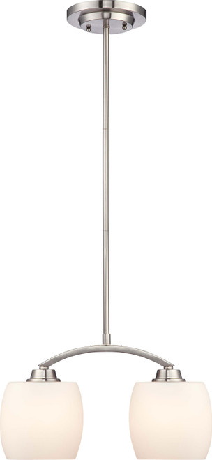 Nuvo Lighting - 60-4194 - Two Light Pendant - Helium - Brushed Nickel