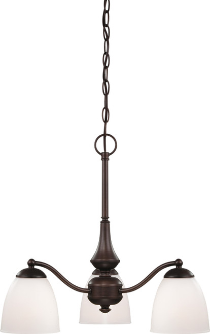 Nuvo Lighting - 60-5142 - Three Light Chandelier - Patton - Prairie Bronze