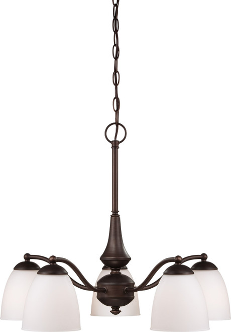 Nuvo Lighting - 60-5143 - Five Light Chandelier - Patton - Prairie Bronze
