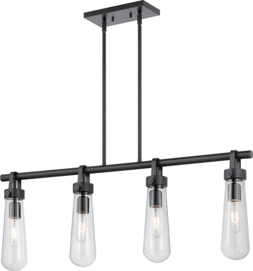 Nuvo Lighting - 60-5365 - Four Light Pendant - Beaker - Aged Bronze