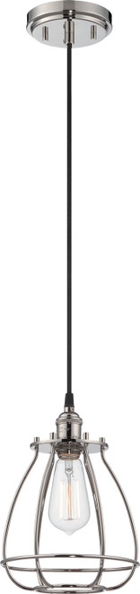 Nuvo Lighting - 60-5401 - One Light Pendant - Vintage - Polished Nickel