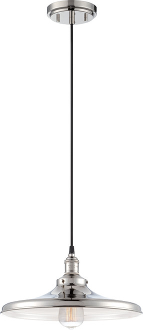 Nuvo Lighting - 60-5406 - One Light Pendant - Vintage - Polished Nickel