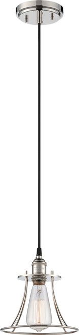 Nuvo Lighting - 60-5411 - One Light Pendant - Vintage - Polished Nickel