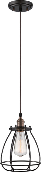 Nuvo Lighting - 60-5501 - One Light Pendant - Vintage - Rustic Bronze