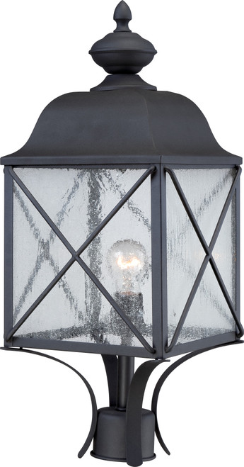 Nuvo Lighting - 60-5625 - One Light Post Lantern - Wingate - Textured Black