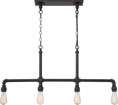 Nuvo Lighting - 60-5794 - Four Light Pendant - Iron - Industrial Bronze