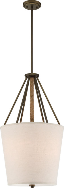 Nuvo Lighting - 60-5899 - Three Light Pendant - Seneca - Mahogany Bronze