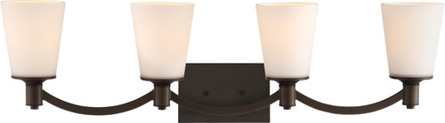 Nuvo Lighting - 60-5974 - Four Light Vanity - Laguna - Forest Bronze