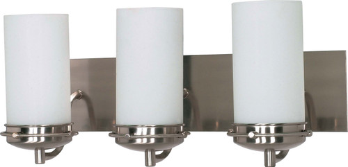 Nuvo Lighting - 60-613 - Three Light Vanity - Polaris - Brushed Nickel