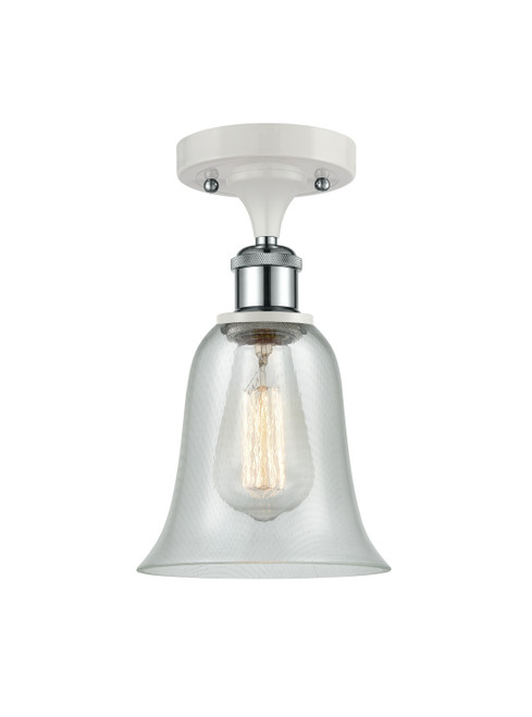 Innovations - 516-1C-WPC-G2812-LED - LED Semi-Flush Mount - Ballston - White Polished Chrome