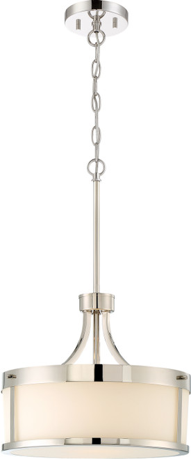 Nuvo Lighting - 60-6227 - Two Light Pendant - Denver - Polished Nickel