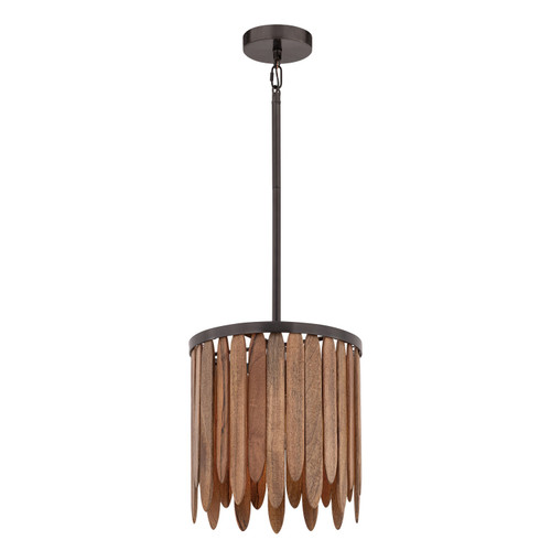 Maxim - 22511WNGM - One Light Pendant - Marimba - Walnut